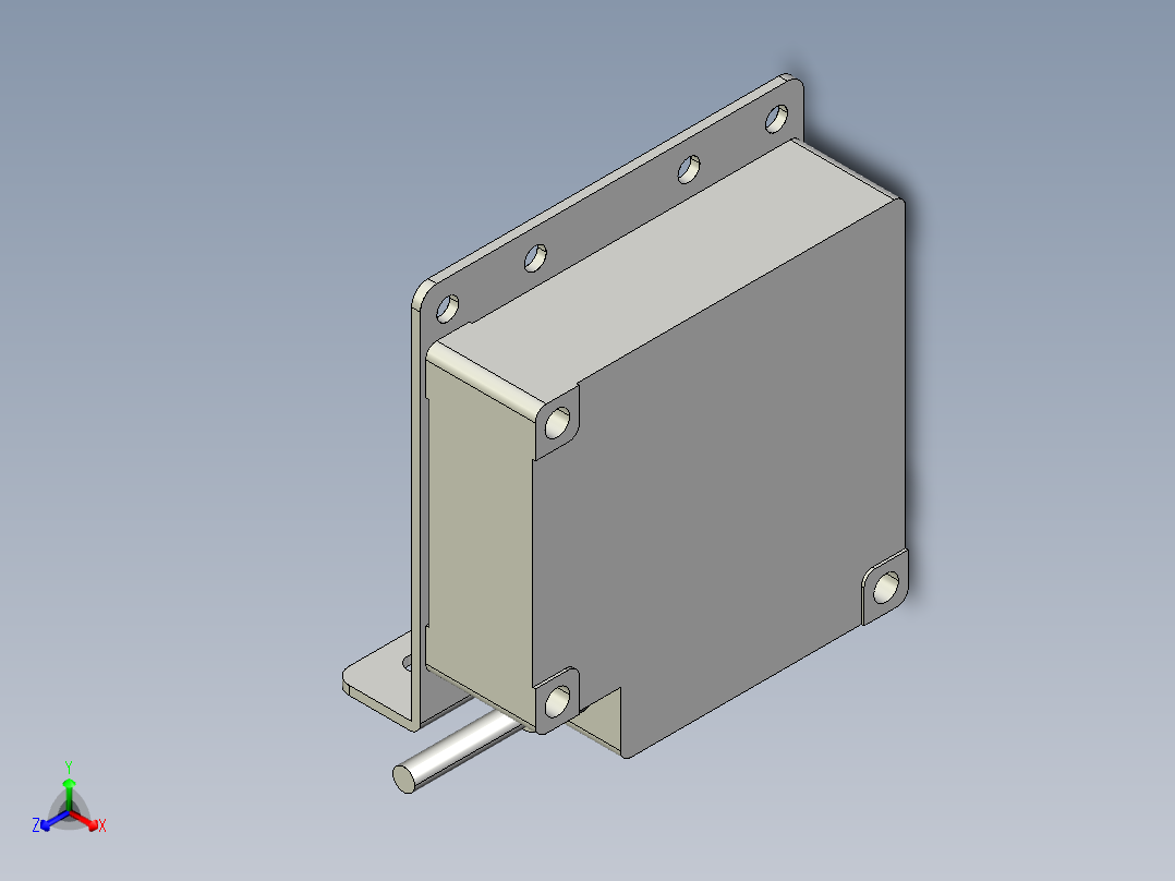 基恩士LX2-13T_kc图纸模型主视图