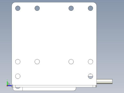 基恩士LX2-13T_kc图纸模型左视缩略图