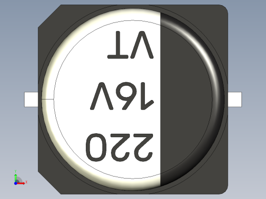 SMD 电容器前视缩略图