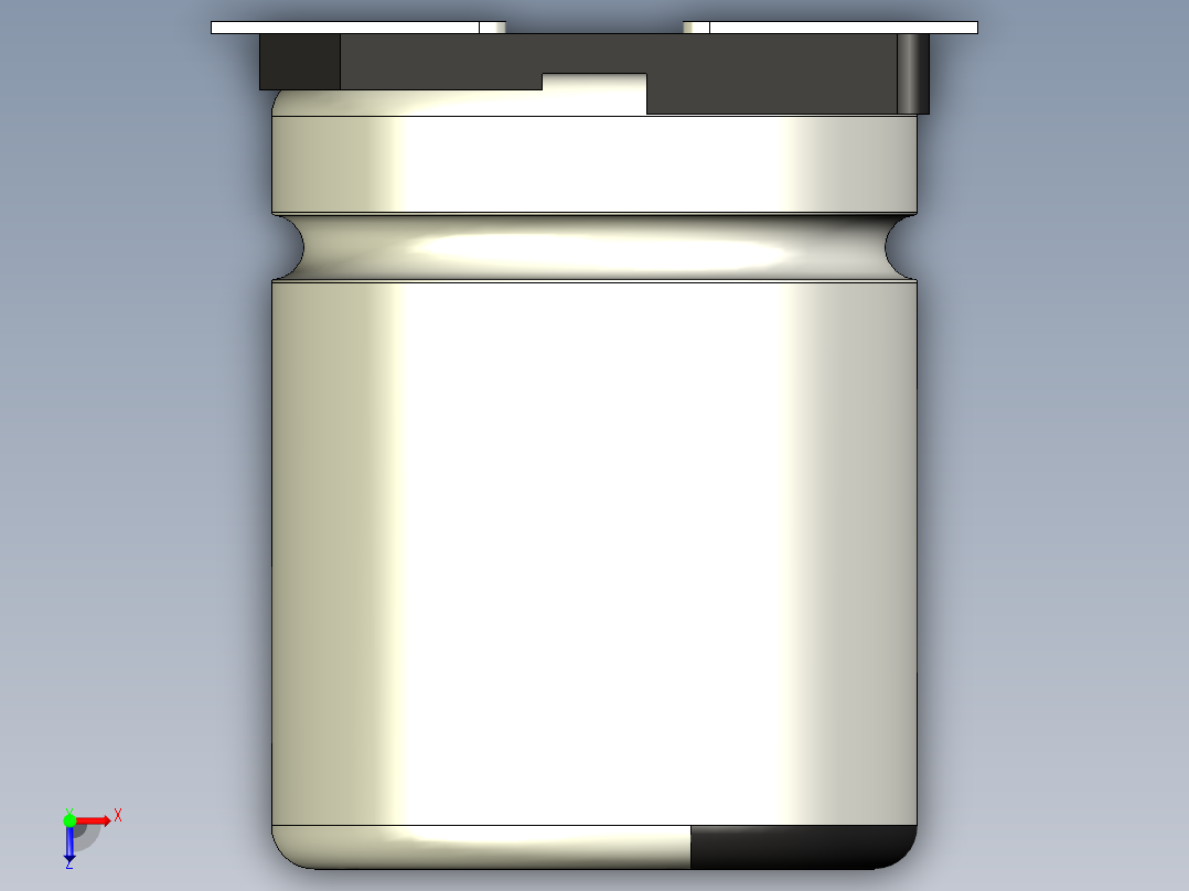 SMD 电容器俯视图