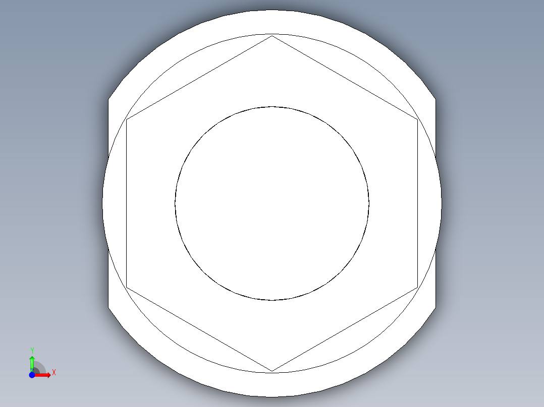 惰輪梢PID-3D多系列多零件图纸模型前视图