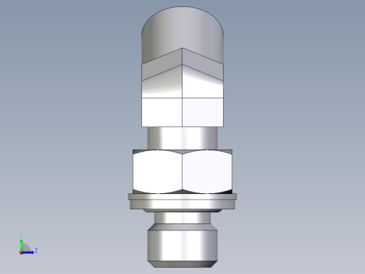 卡套式工业通用硬管接头EO_Adjustable_locknut_45_deg_elbow_VEE06SMOMDCF左视缩略图