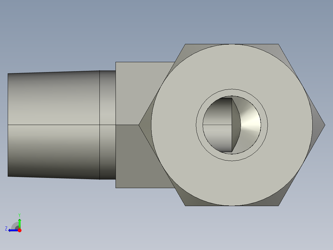 卡套式工业通用硬管接头4_cbu-s右视图