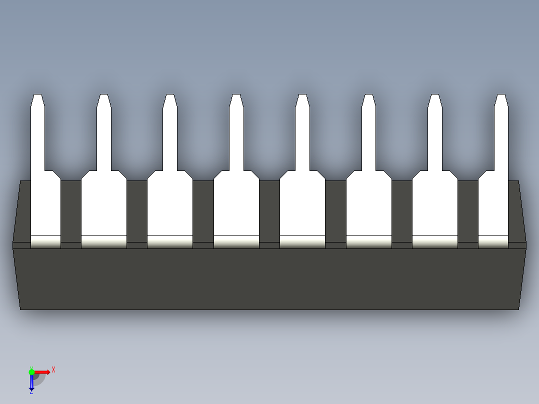 集成电路封装-MS-001BB俯视图