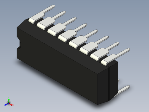 集成电路封装-MS-001BB正等轴测缩略图