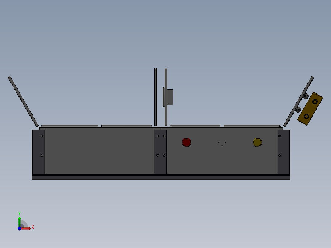 SMAA2003电箱电气控制柜前视图