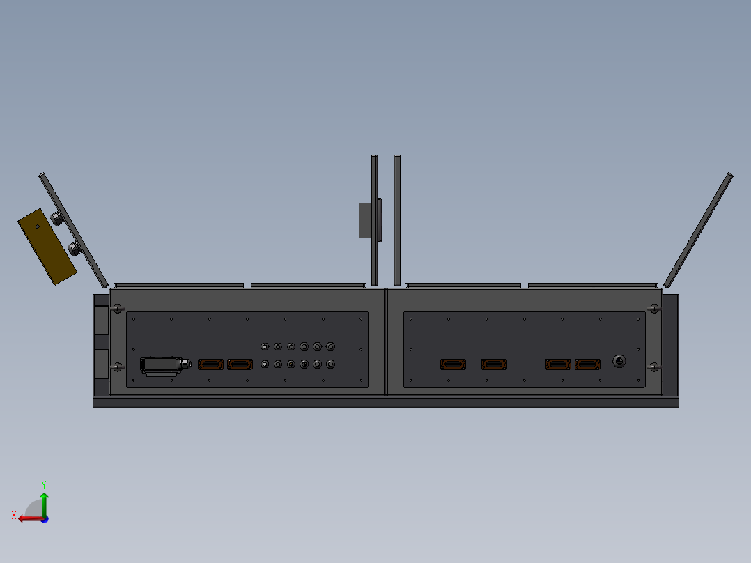 SMAA2003电箱电气控制柜后视图