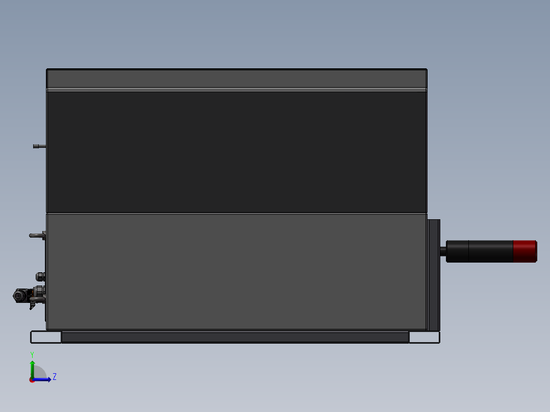 SMAA2003电箱电气控制柜左视图