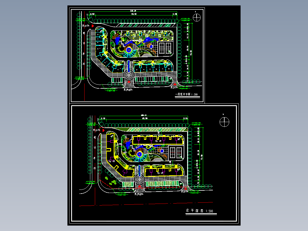 小区总体规划平面图