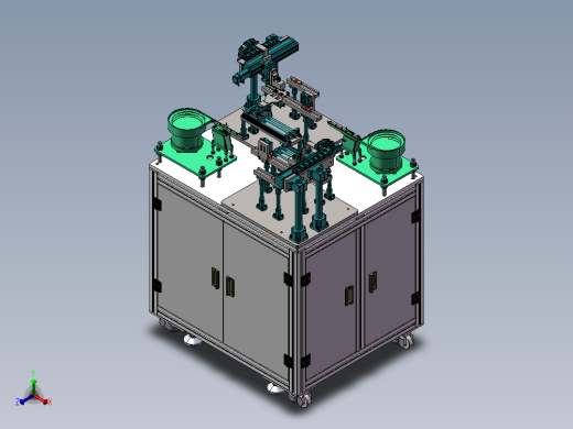 双工位全自动组装设备sw20正等轴测缩略图