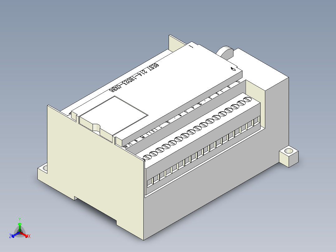 西门子电气 6ES7 214-1BD23-OXB8正等轴测图