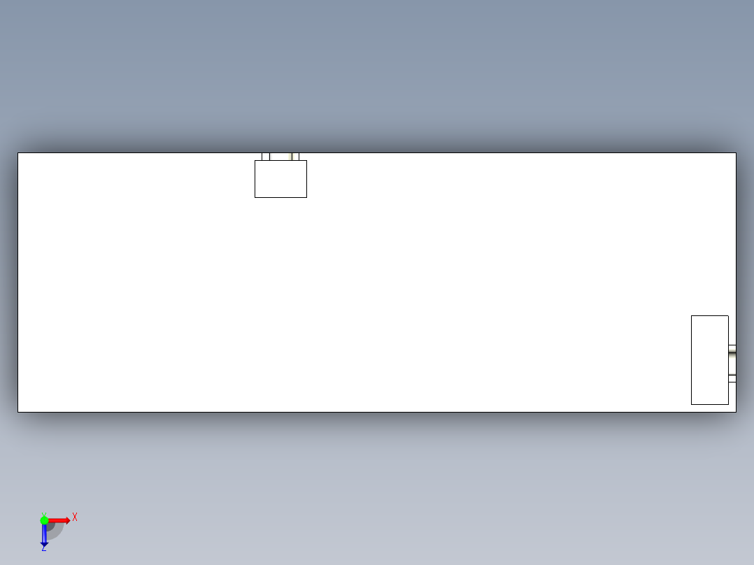 台湾明纬 NES-35-12俯视图