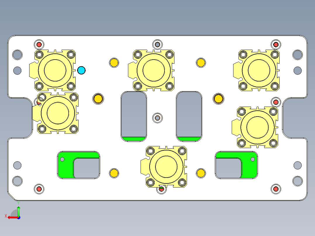 EDB41-C笔记本CNC工装夹具三维模型-JP版-CNC6-181204后视图