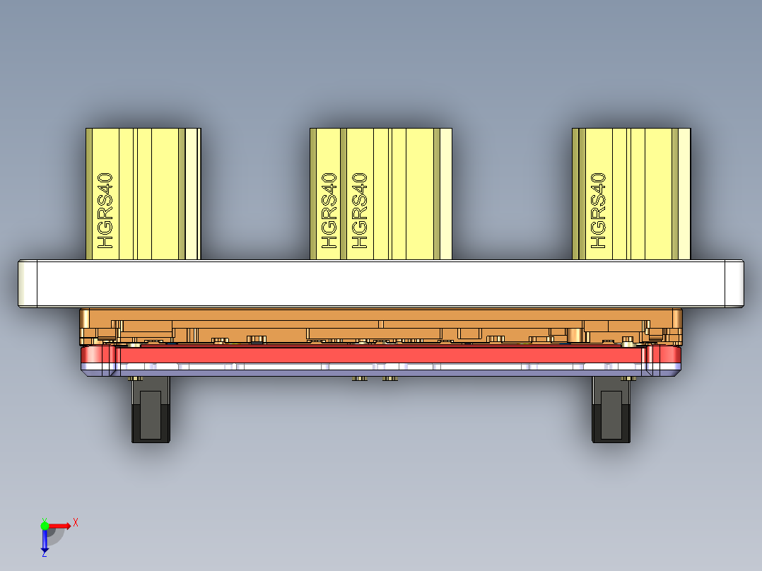 EDB41-C笔记本CNC工装夹具三维模型-JP版-CNC6-181204俯视图