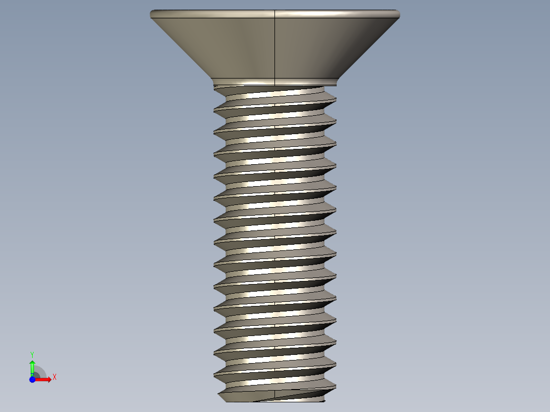 Screw_ISO_10642_M2x8_A2.STEP前视图