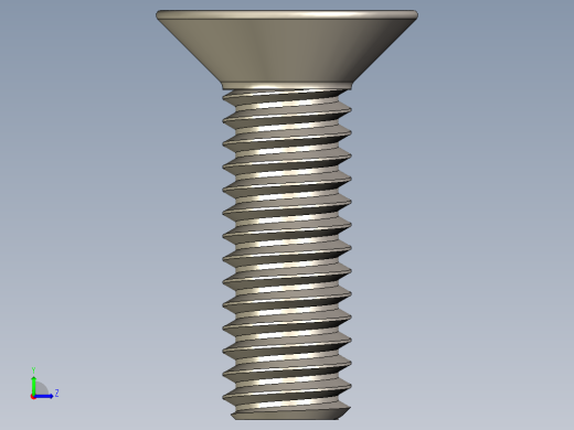 Screw_ISO_10642_M2x8_A2.STEP左视缩略图