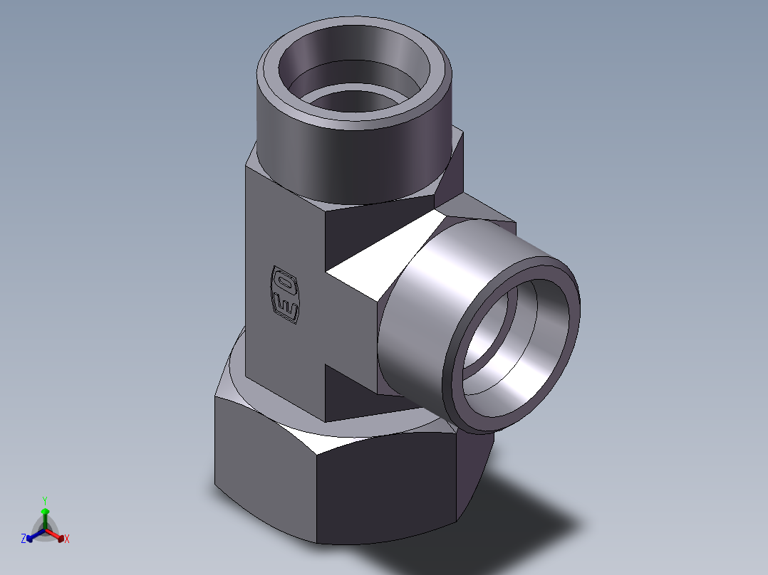 CC+CD 三通组合接头、CD-36