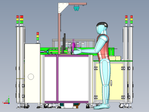 苹果音箱后盖组装流水线后视缩略图