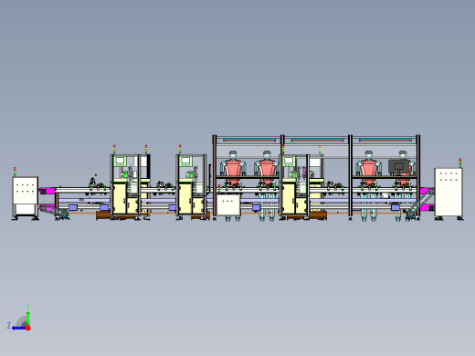 苹果音箱后盖组装流水线右视缩略图