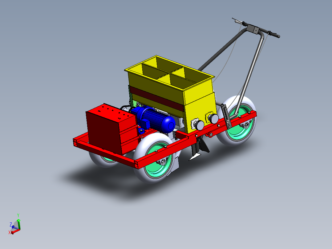 玉米精播机设计（播种机设计含三维图SW模型+CAD图纸+说明书
