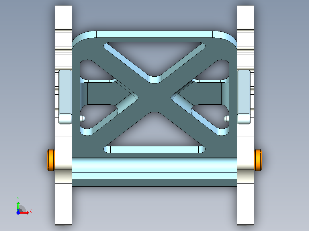 平板电脑10英寸可调节支架13前视图