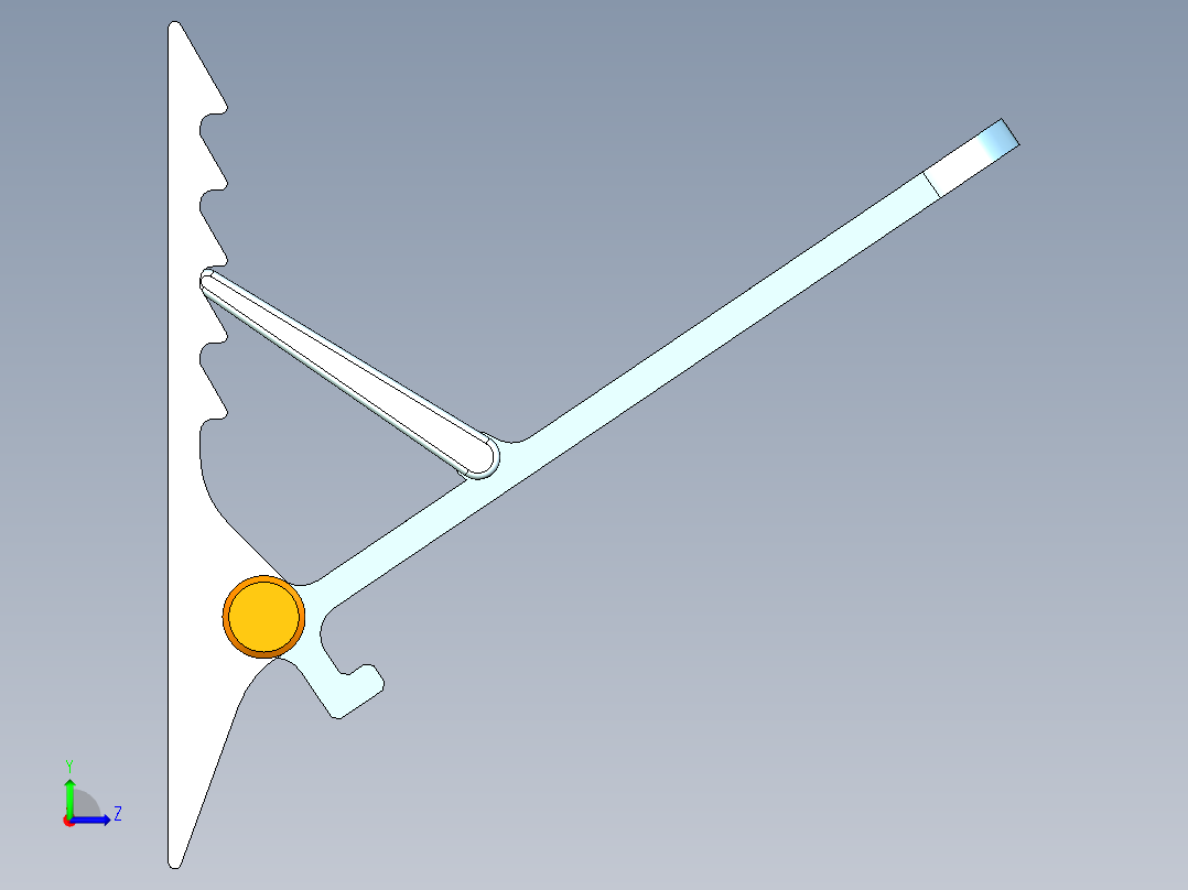 平板电脑10英寸可调节支架13左视图
