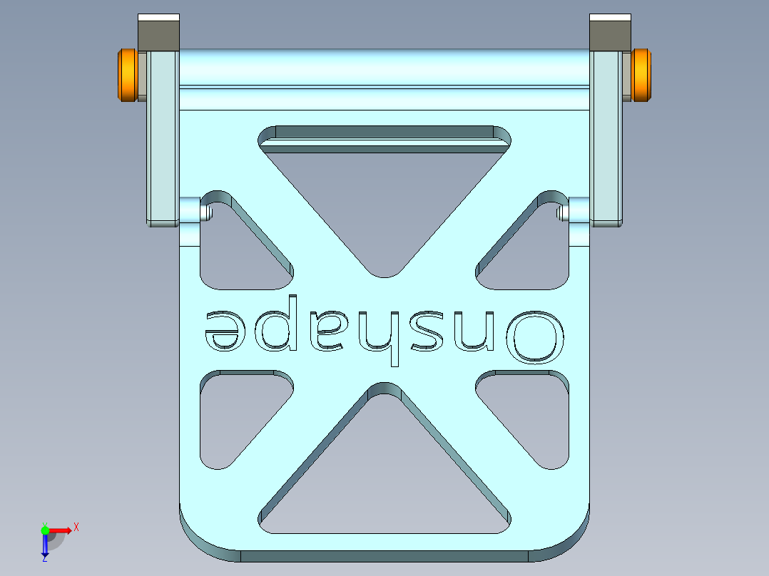 平板电脑10英寸可调节支架13俯视图