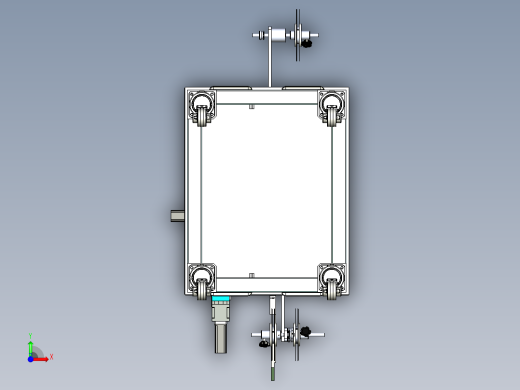 贴片元件高温测试后载带包装机前视缩略图