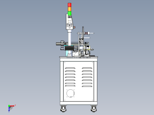 贴片元件高温测试后载带包装机俯视缩略图