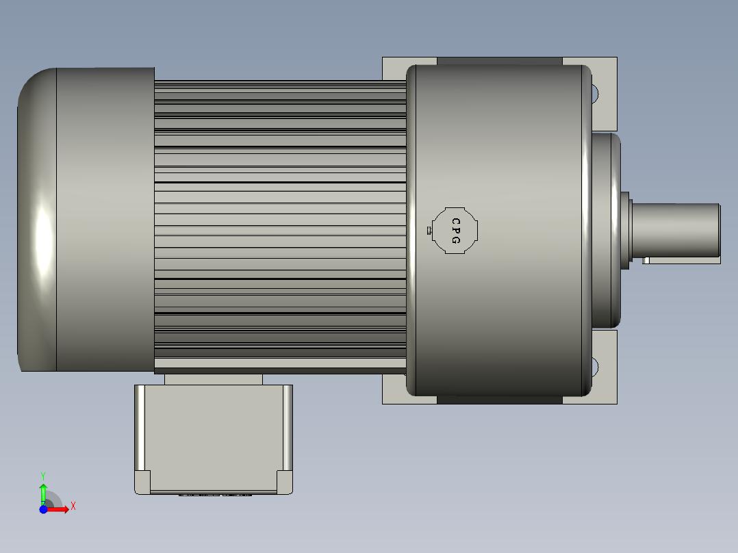 减速机CH400-(15-90)S前视图