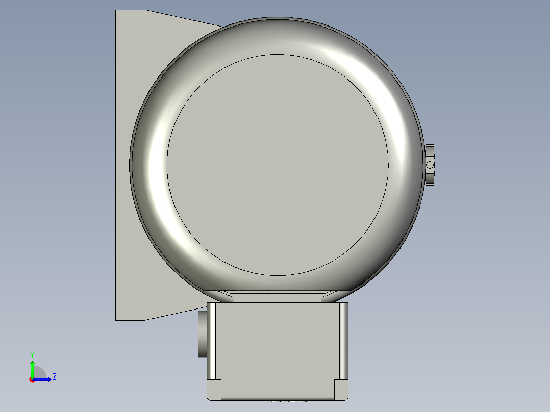 减速机CH400-(15-90)S左视图