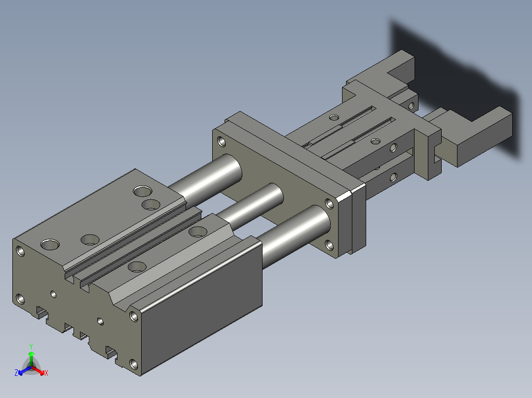 去料机械手执行端STsldas主视图
