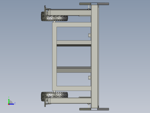 分体移动式登车桥仓库物流集装箱叉车斜坡左视缩略图