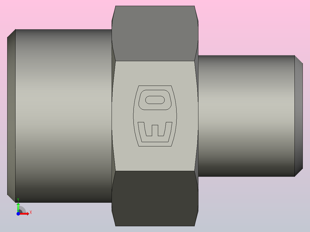 EO管接头直减速机GR12 06SCFX.stp前视图