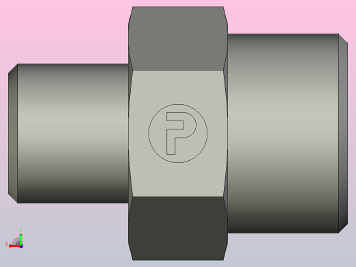 EO管接头直减速机GR12 06SCFX.stp后视缩略图