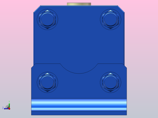H OB-LB[40]推力液压缸右视缩略图