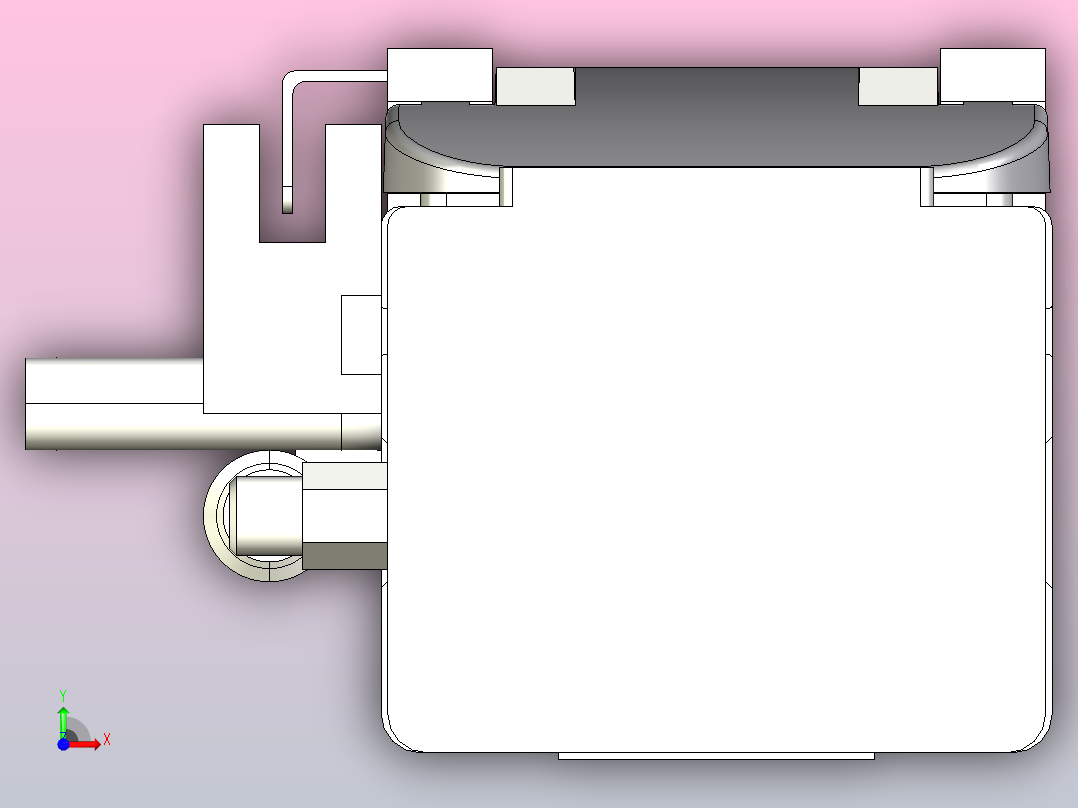 无尘螺杆滑台KCH5M-250-BC-100W-C4前视图