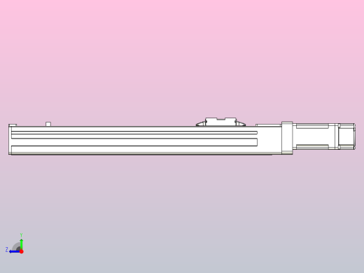 无尘螺杆滑台KCH5M-250-BC-100W-C4右视缩略图