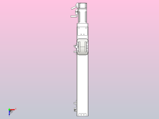 无尘螺杆滑台KCH5M-250-BC-100W-C4俯视缩略图