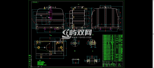 洗扫车水箱总成是焊接成型的密闭箱体缩略图