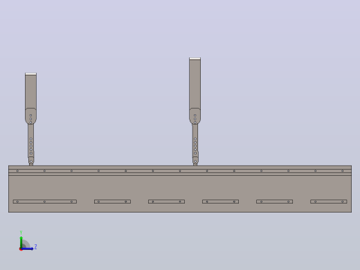 扫路车的密封刮板左视缩略图