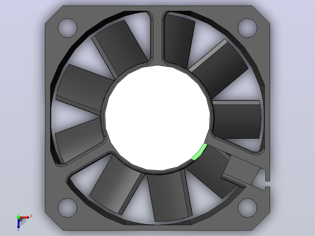 User Library-RADIOSHACK FAN_风扇俯视图