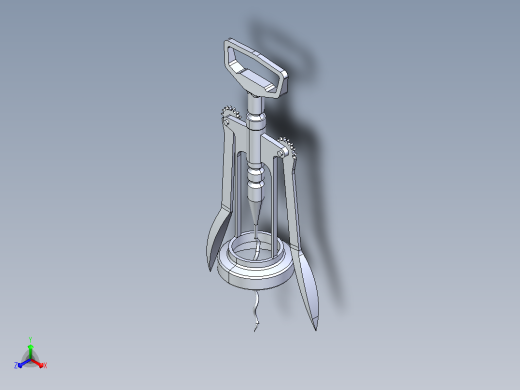 开瓶器开酒器主视缩略图