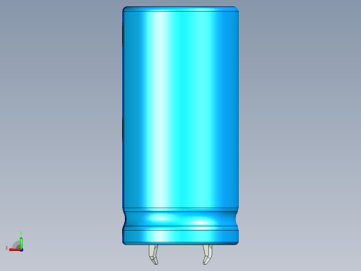 22 x 45蓝色BLUE1底片电解电容器后视缩略图