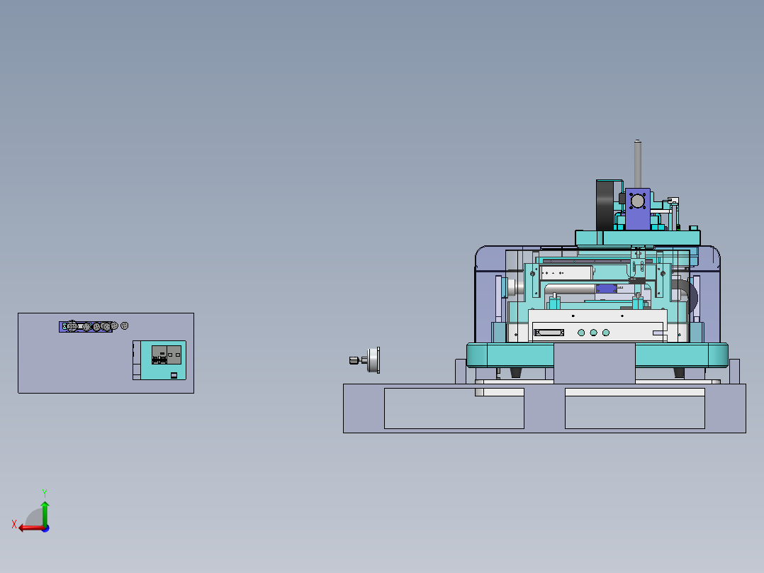 高精密检测设备sw18可编辑后视图