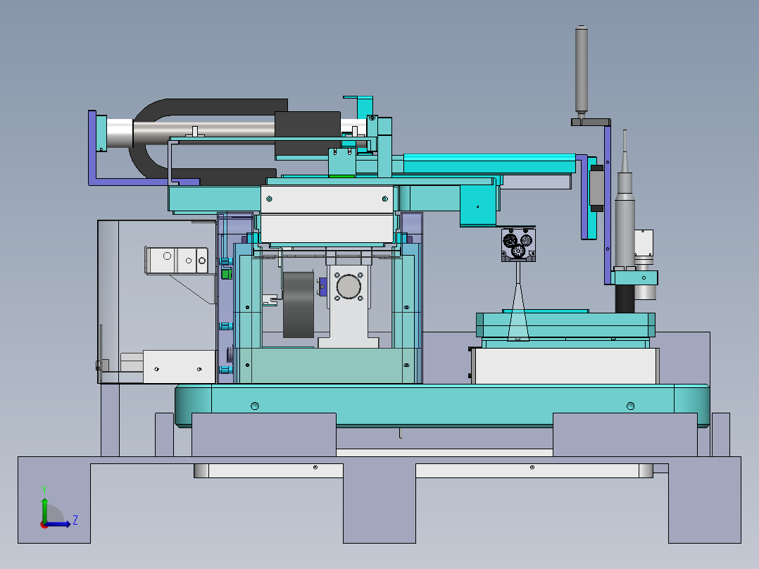 高精密检测设备sw18可编辑左视图