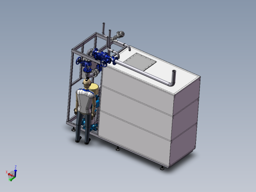 蒸汽热水集罐设备