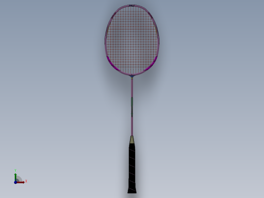 羽毛球拍及球前视缩略图