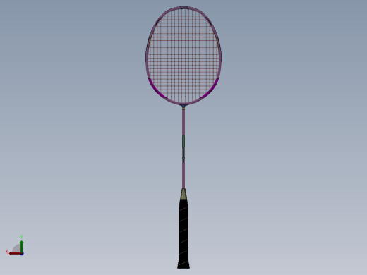 羽毛球拍及球后视缩略图