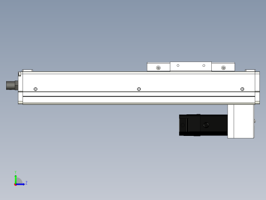 Toyo东佑达直线模组-ECH12-200-BM-100W左视缩略图